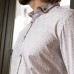 ανδρικό πουκάμισο σε slim γραμμή tresor 33-7132 σε λεύκό χρώμα με σχέδιο