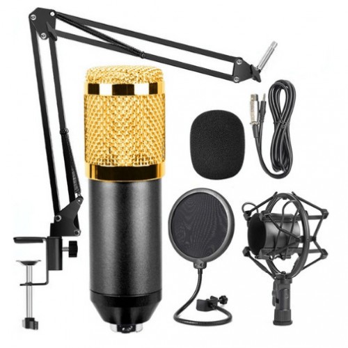 bm-800 πυκνωτικό μικρόφωνο με βάση στήριξης