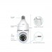 πανοραμική wifi ip κάμερα-λάμπα e27 2mp hd με αισθητήρα κίνησης & night vision jt8177