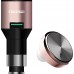 fineblue is car charger + bluetooth handsfree f 458 rose gold