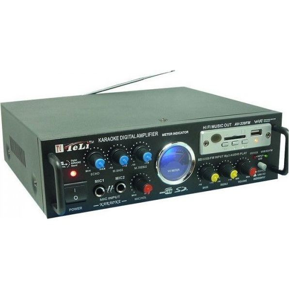 karaoke - ραδιοενισχυτησ stereo 2 x 40 watt av-339