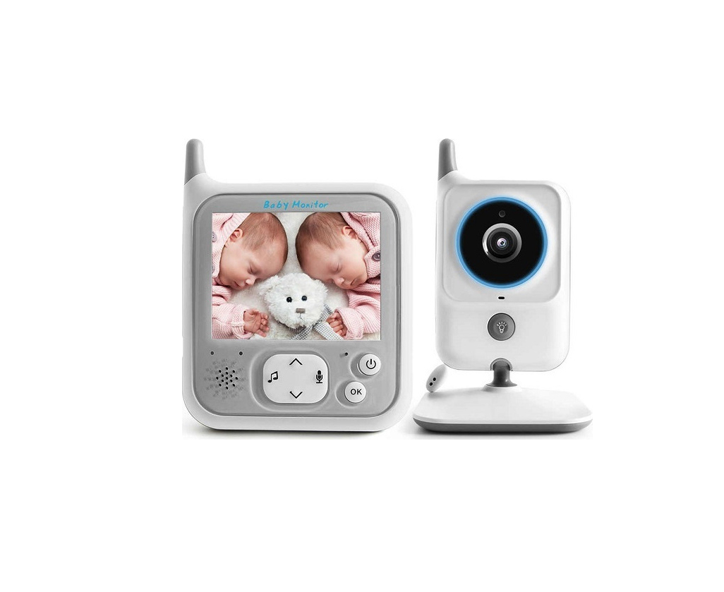 vb607 video baby monitor 2.4g wireless 3.2 inches