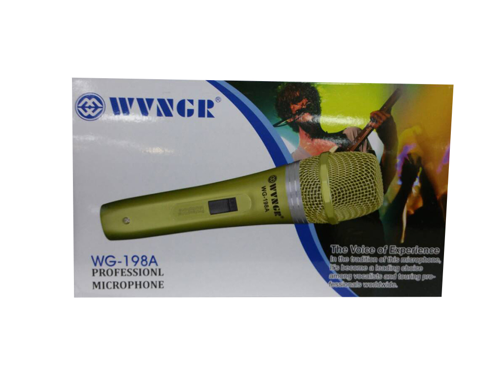 επαγγελματικο μικροφωνο για karaoke καραοκε με καλωδιο 5m, wg-198a