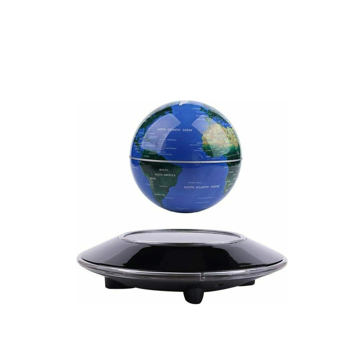 Magnetic Levitation Floating Globe Anti Gravity Περιστρεφόμενος Παγκόσμιος Χάρτης με LED Light 7049